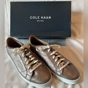 Cole Haan Sneakers Metallic Silver Size 10